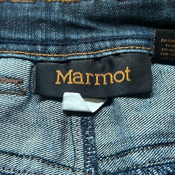 Marmot Jeans Men’s 40 Straight Stretch Preppy Blue Denim Y63970 - Picture 7 of 12